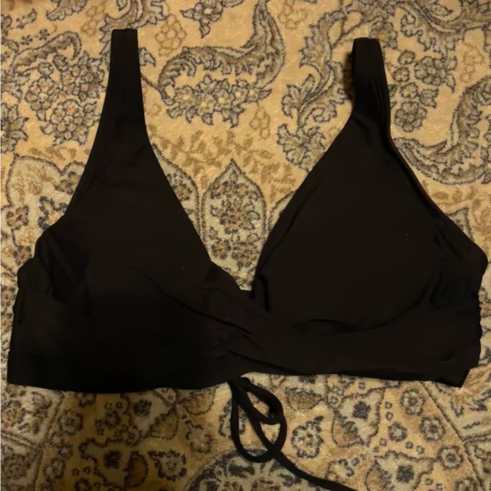 Black bikini top from target